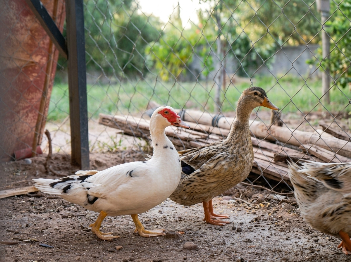 Local ducks near the water