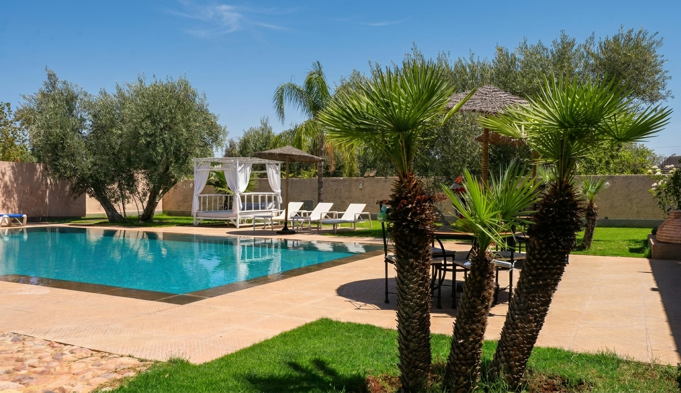 Sparkling pool detail